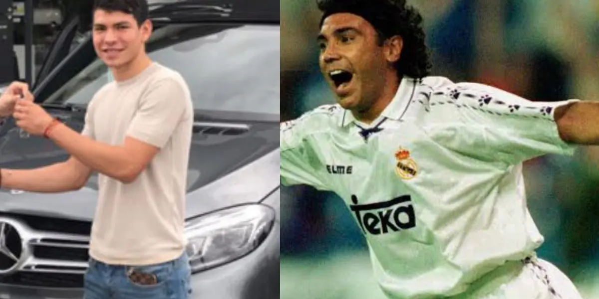El mexicano Hirving Lozano prefirió no comprar un coche y quedarse con el que usaba en PSV, pero mira el auto que Hugo Sánchez obtuvo cuando llegó a Real Madrid.