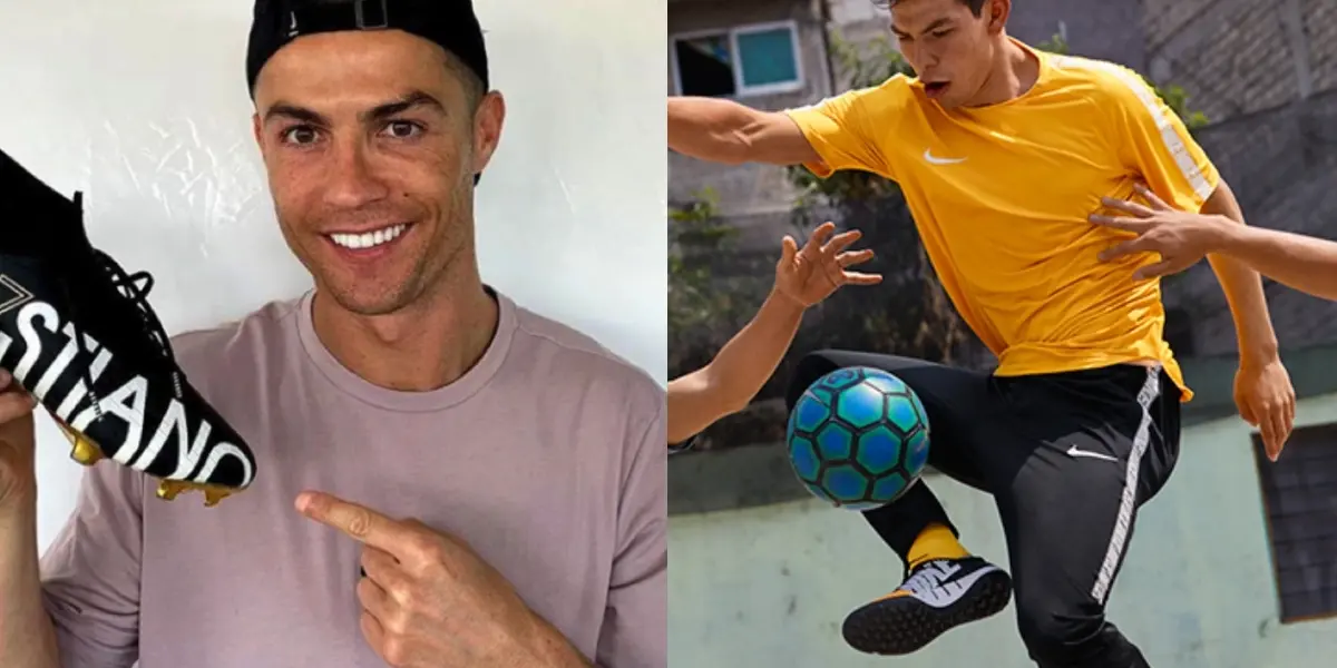 El mexicano Hirving Lozano y los zapatos con los que juega en Italia a diferencia de Cristiano Ronaldo y sus tachones, conoce sus precios.