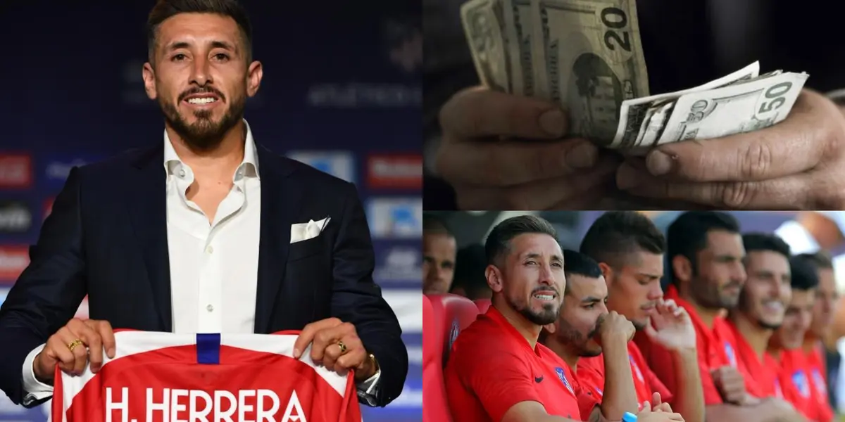 El mexicano llegó al Atlético de Madrid y su valor se elevó a los 22 millones de euros, ahora el precio del jugador mexicano llega a los 7 millones de euros. 