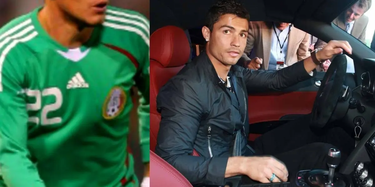 El mexicano que apenas llegó a jugar en Europa se compró el mismo coche que Cristiano Ronaldo para emularlo.