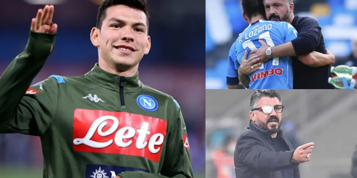El mexicano y la lección que le da al entrenador, quien dejaría el cuadro del Napoli.