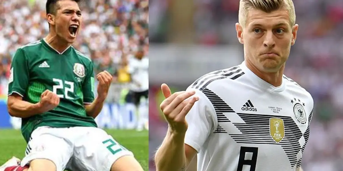 El mexicano y su muestra de gratitud, aunque el mejor 8 del mundo le pidió su camiseta al reconocer su partidazo ante Alemania.