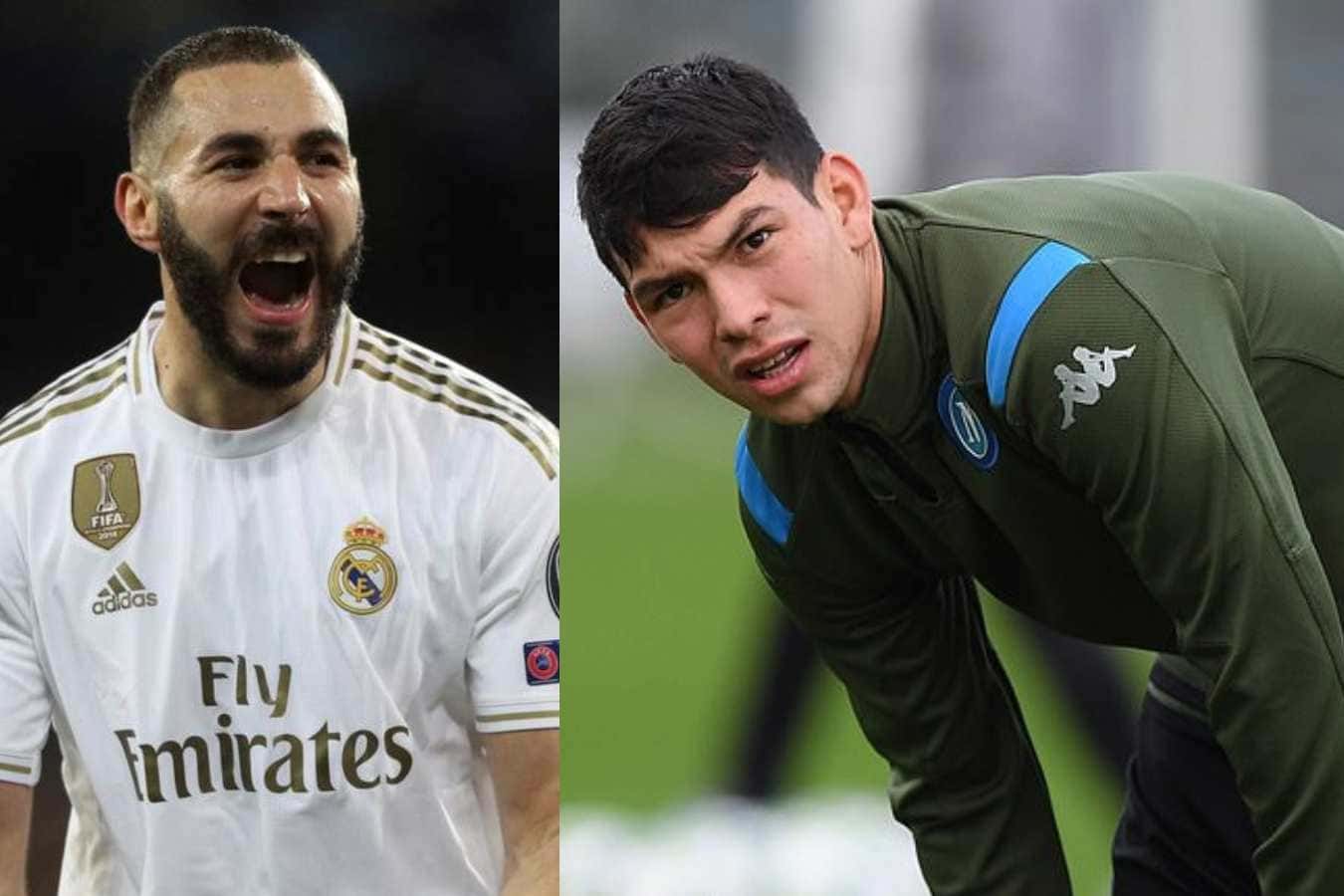 El nombre de Hirving Lozano toma fuerza en el Real Madrid y esto beneficiaría al delantero Karim Benzema