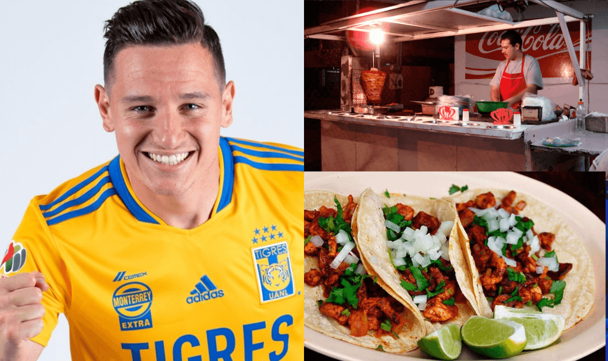 El nuevo ídolo de Tigres da ejemplo de humildad comiendo tacos en Monterrey
