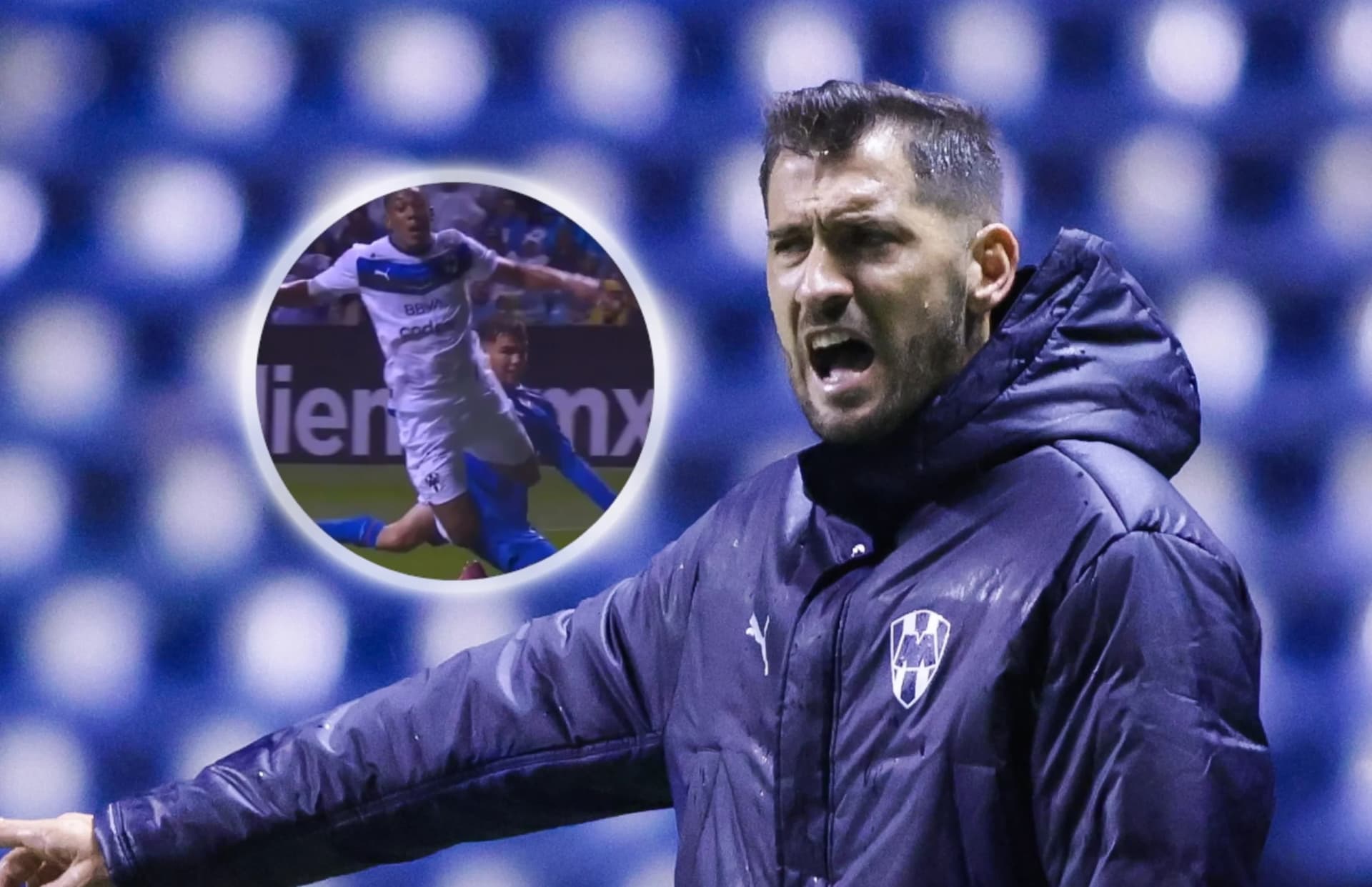 El partido entre la máquina celeste y Rayados de Monterrey, se vio envuelto en polémica.