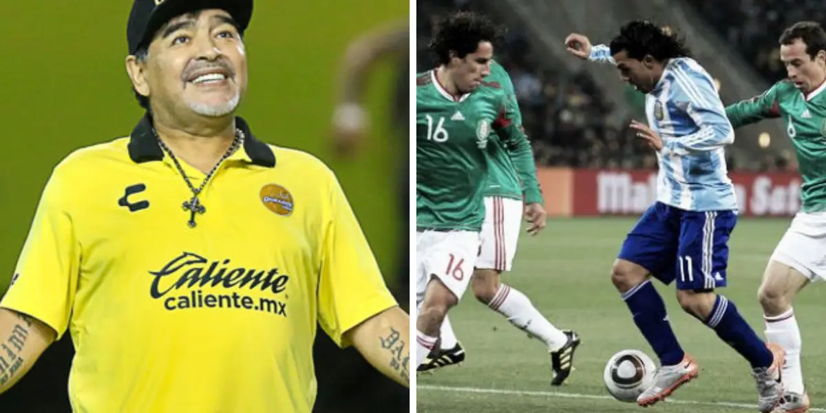 El 'pelusa' fue ídolo de ídolos, pero también él admiraba a este jugador de la Liga MX