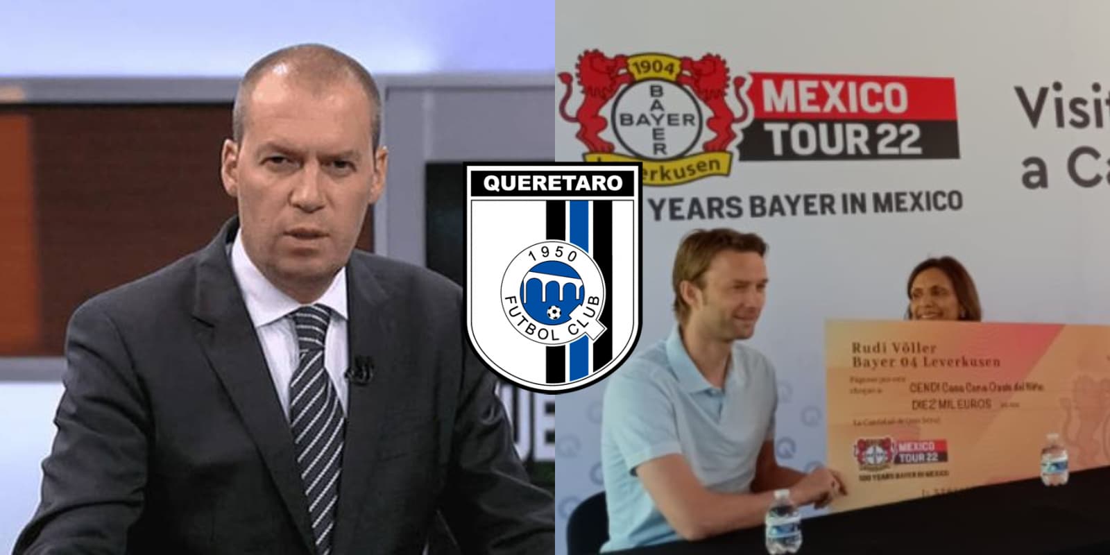 El periodista André Marín revela la donación de una leyenda del fútbol en Querétaro.