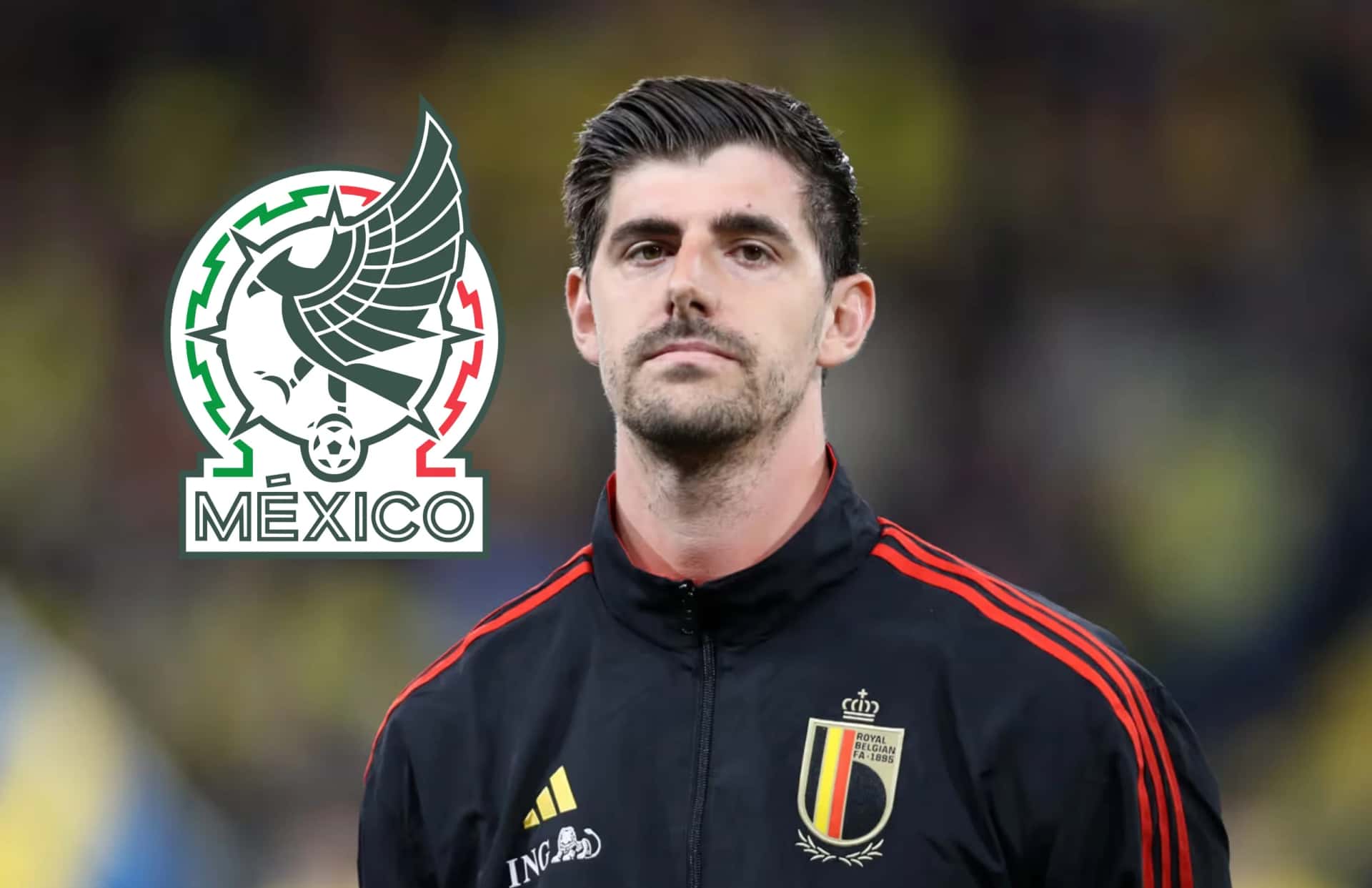 El portero del Real Madrid tendrá que ver el duelo ante la Selección Mexicana. desde su hogar