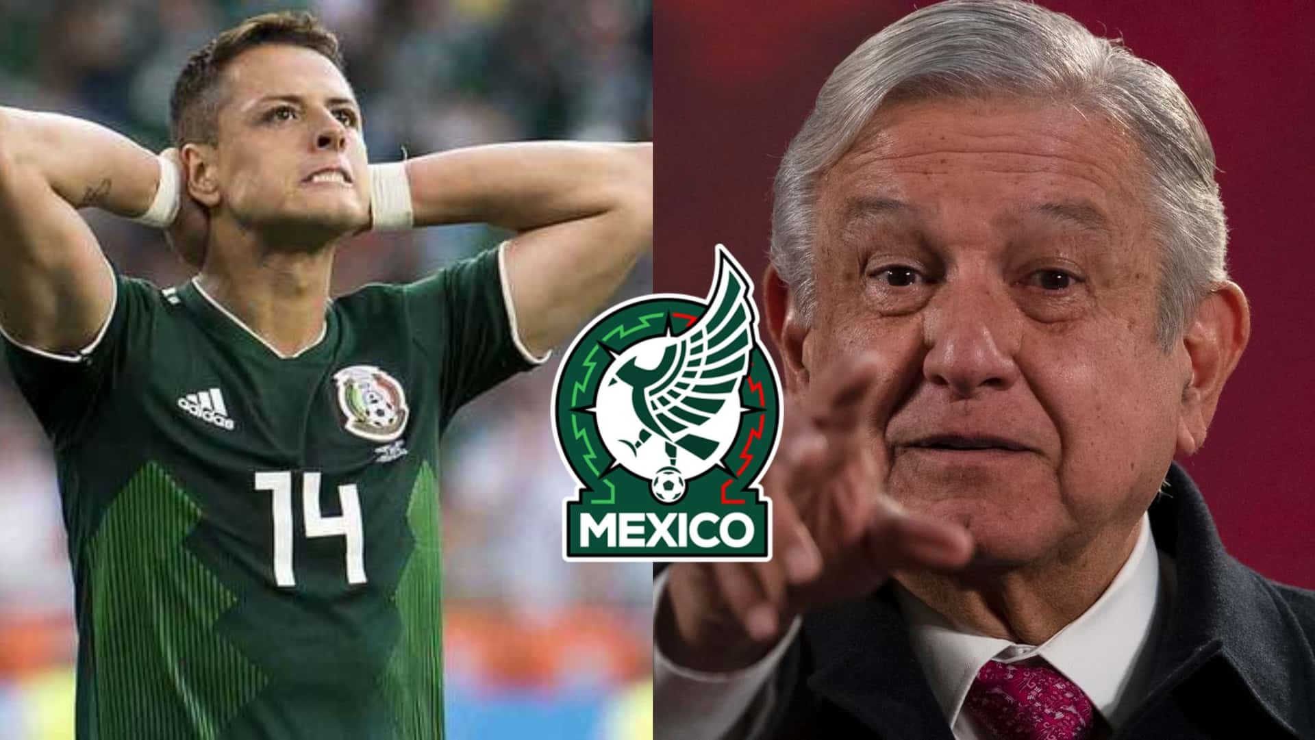 El presidente AMLO podría ser uno de los responsables del veto de Javier Hernández en el Tri
