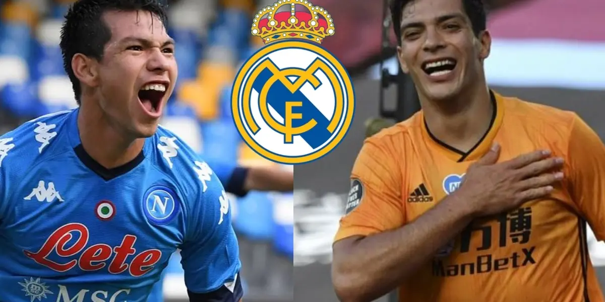 El Real Madrid busca reforzarse para la siguiente temporada y esto permitiría que Hirving Lozano y Raúl Jiménez pueda jugar juntos.