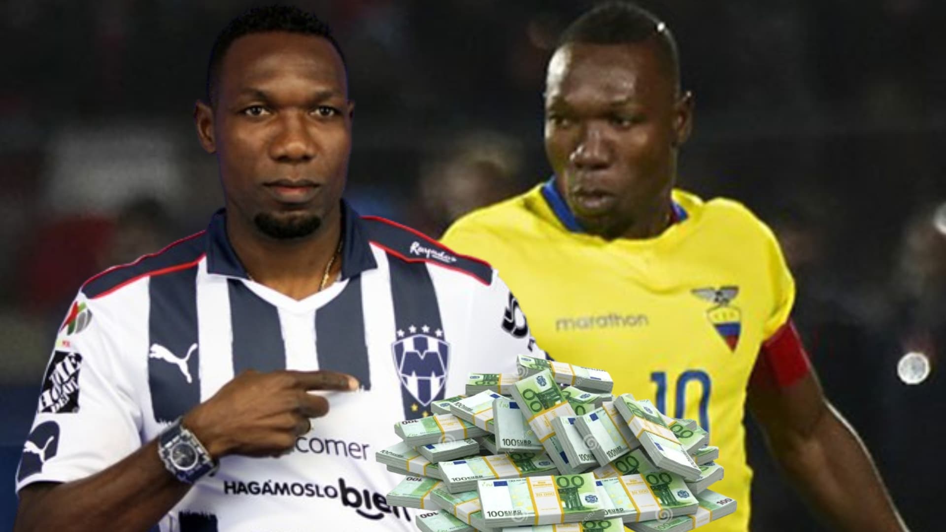 El salario de Walter Ayoví en Rayados a comparación de lo que ganaría en Ecuador