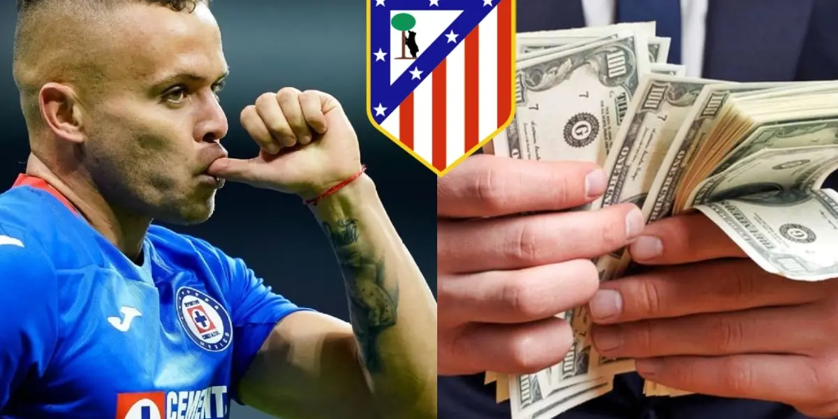 El salario que podría recibir Jonathan Rodríguez si es ofrecido al Atlético de Madrid.