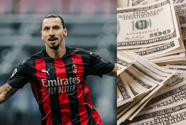El sueco ex Barcelona tiene este dinero para vivir, mientras no tiene minutos en el AC Milan por sus lesiones.
