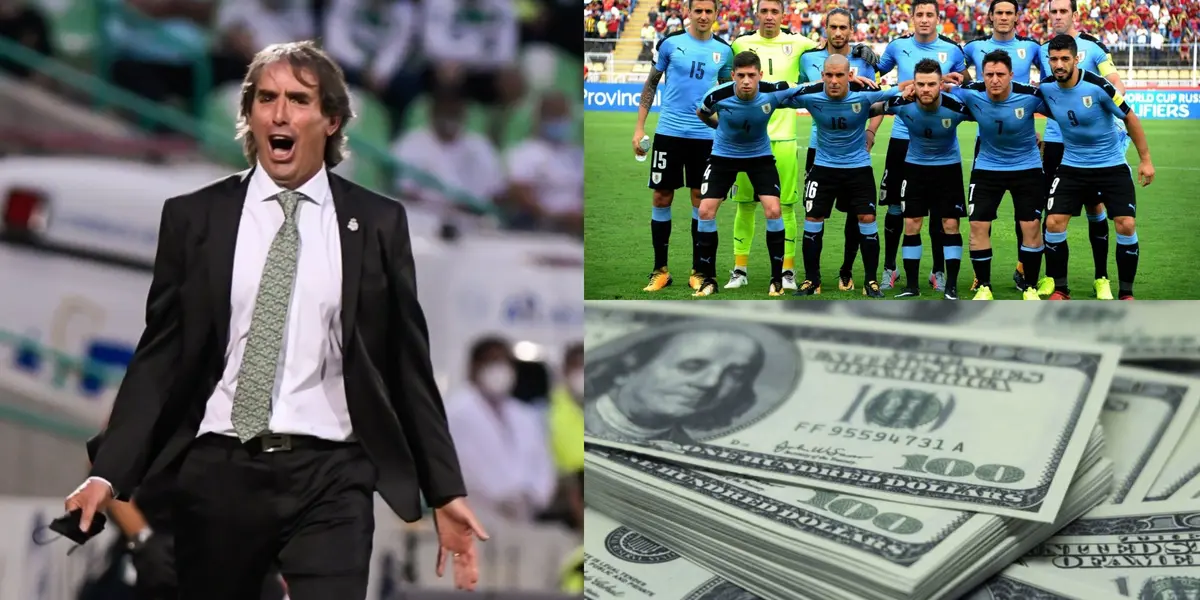 El técnico uruguayo se decantó por el millonario sueldo con  Pachuca por encima de Uruguay para dirigir en el 2022