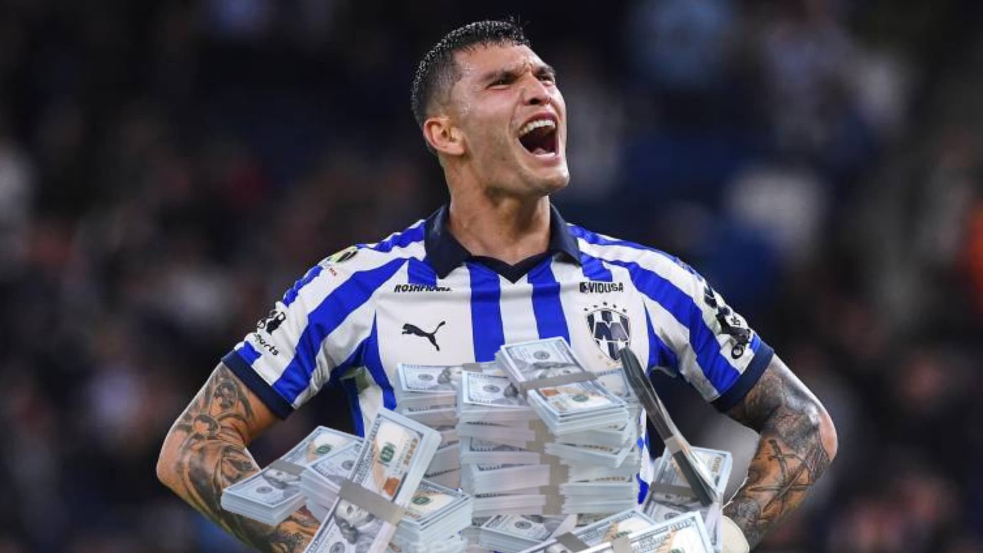 El valor de mercado de Brandon Vázquez en Rayados
