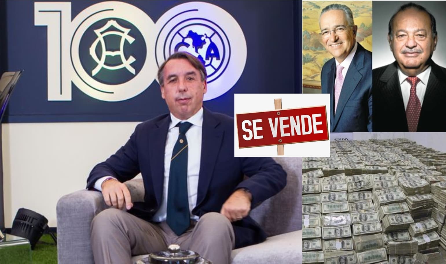 Emilio Azcárraga habló sobre el tema de una posibilidad de venta del equipo y también sobre el aniversario del club.