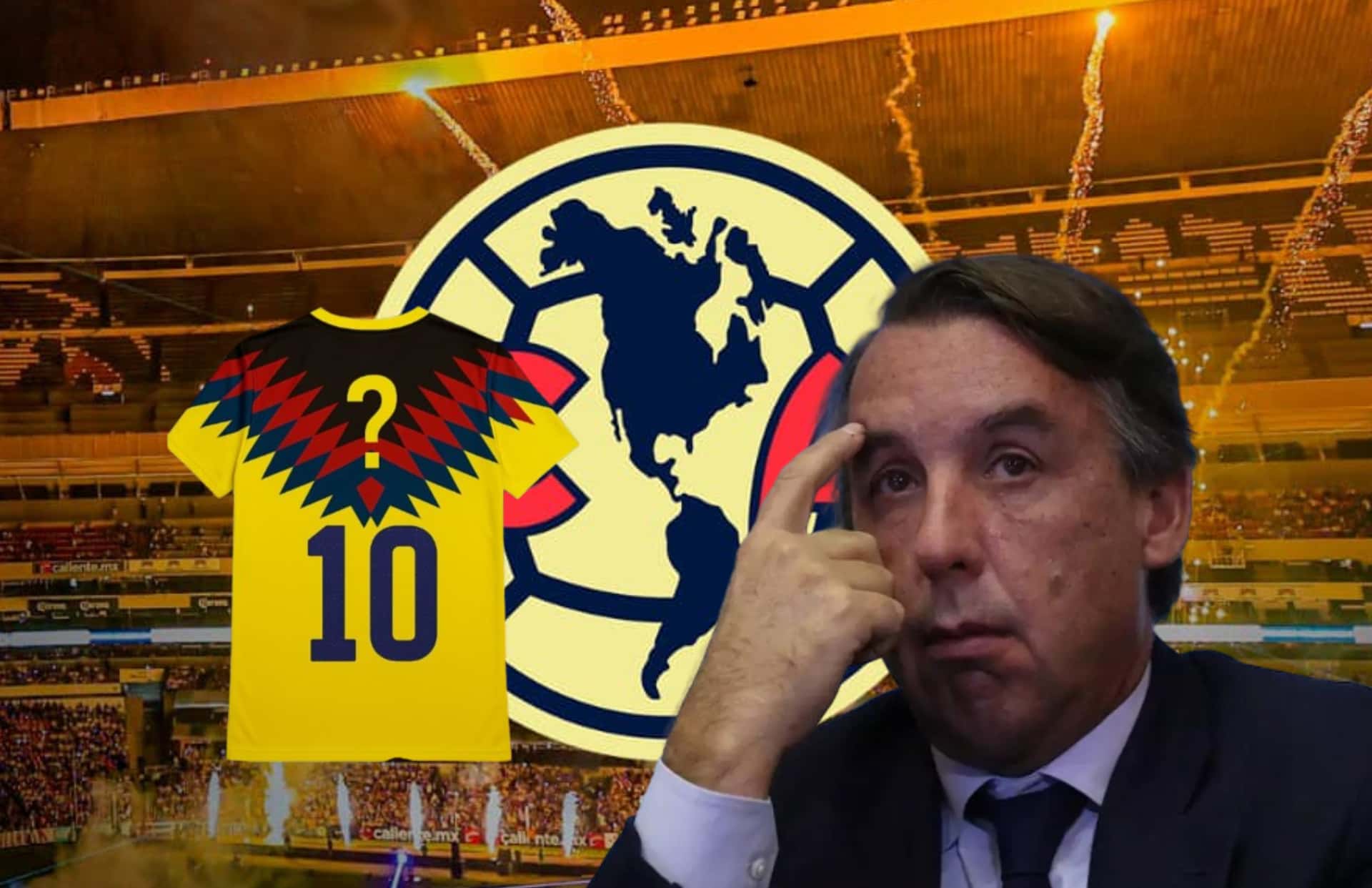 Emilio Azcárraga y playera del América/Foto Mediotiempo.