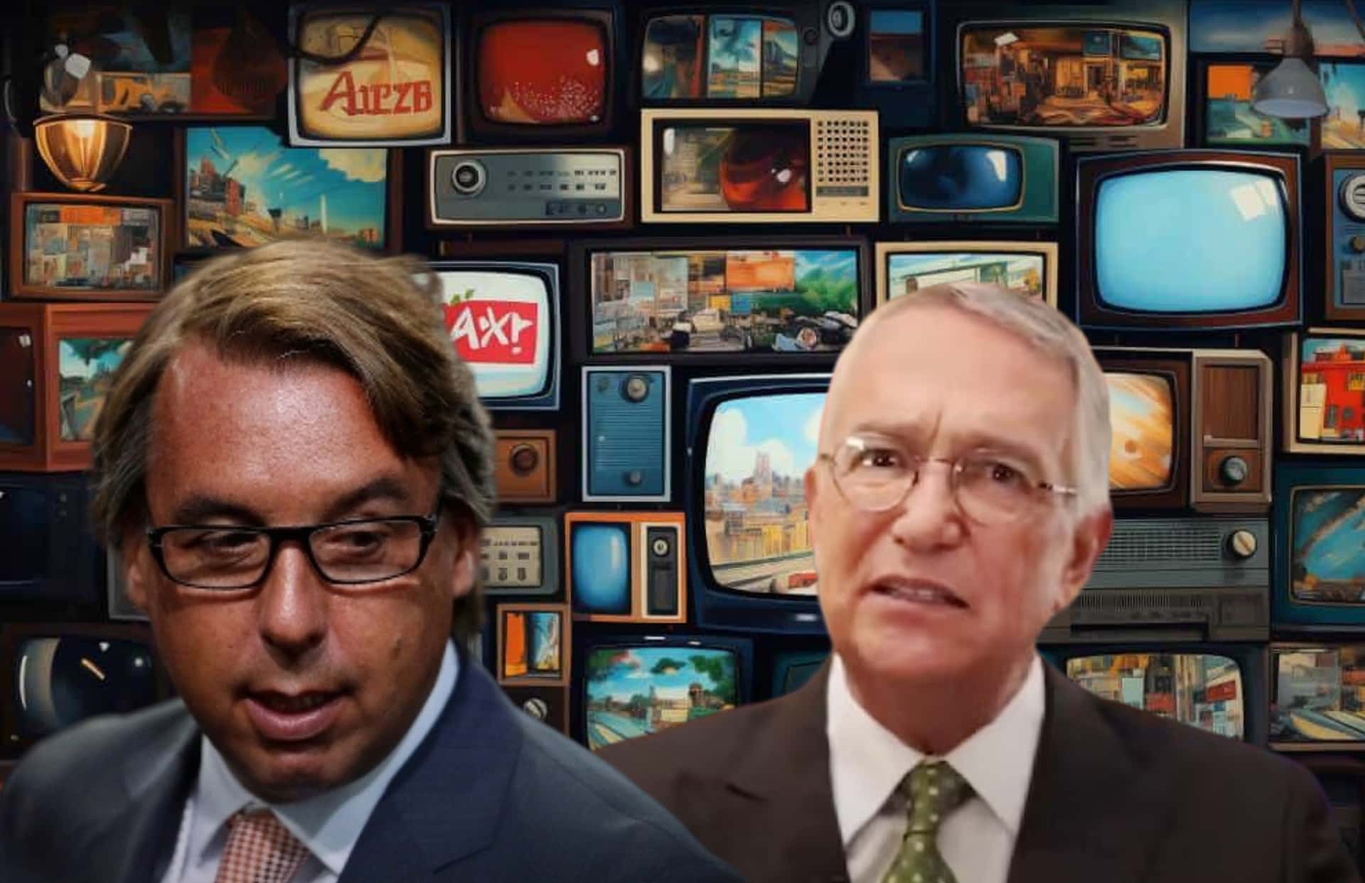 Emilio Azcárraga y Ricardo Salinas Pliego/ Foto Cinemascomics.com