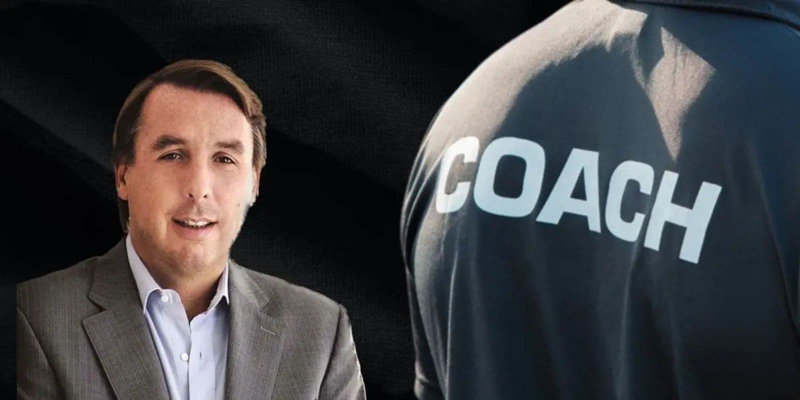 Emilio Azcárraga y un entrenador de fútbol / (Foto: Forbes)