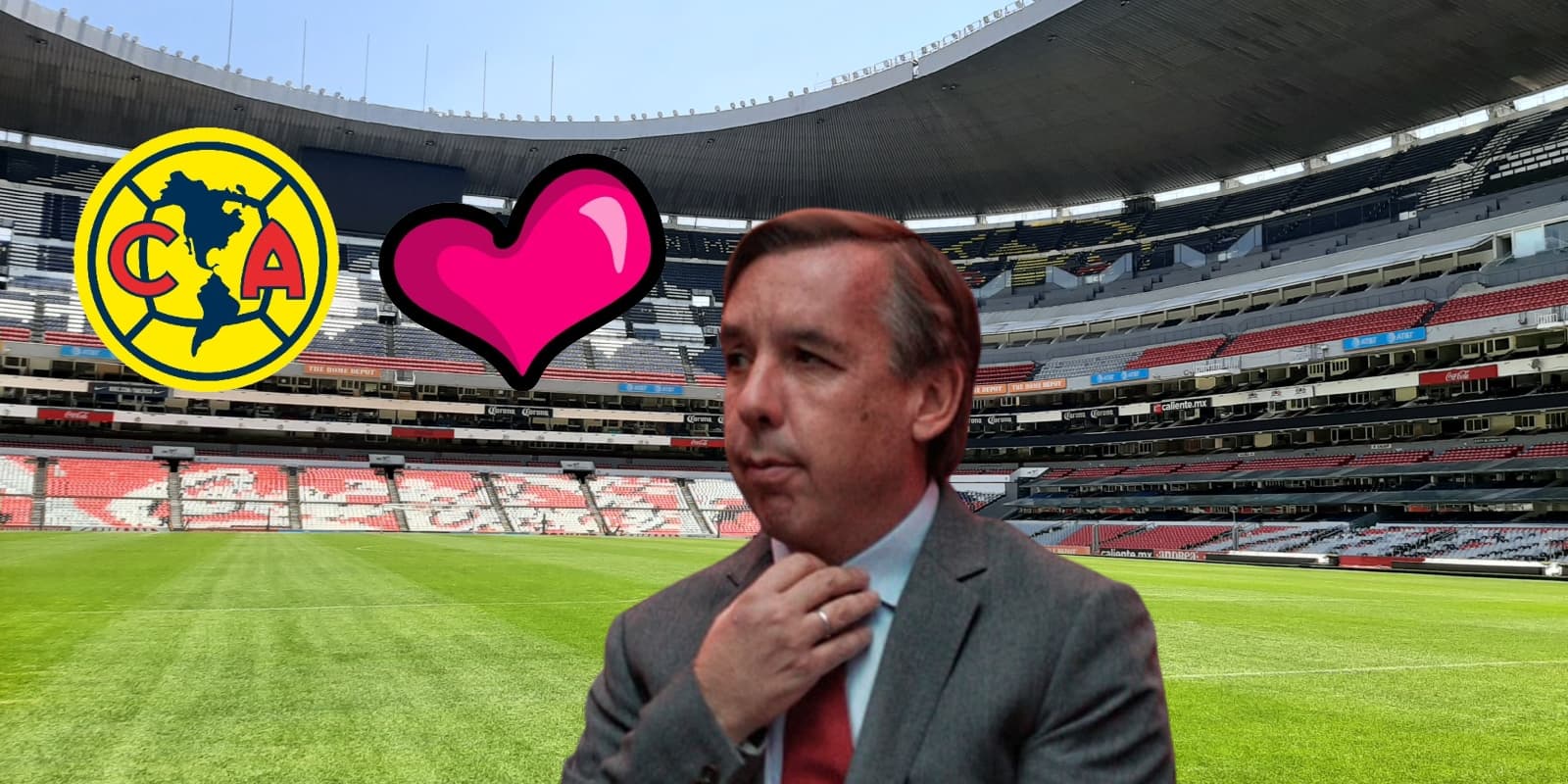 Emilio en el Azteca