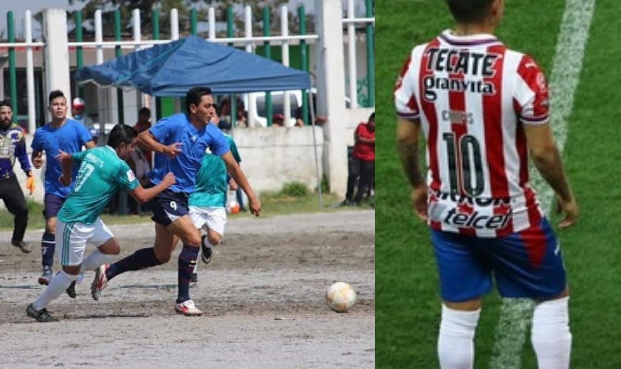En Chivas jugó con la camiseta 10 pero no trascendió. Ahora llevó su talento al barrio.