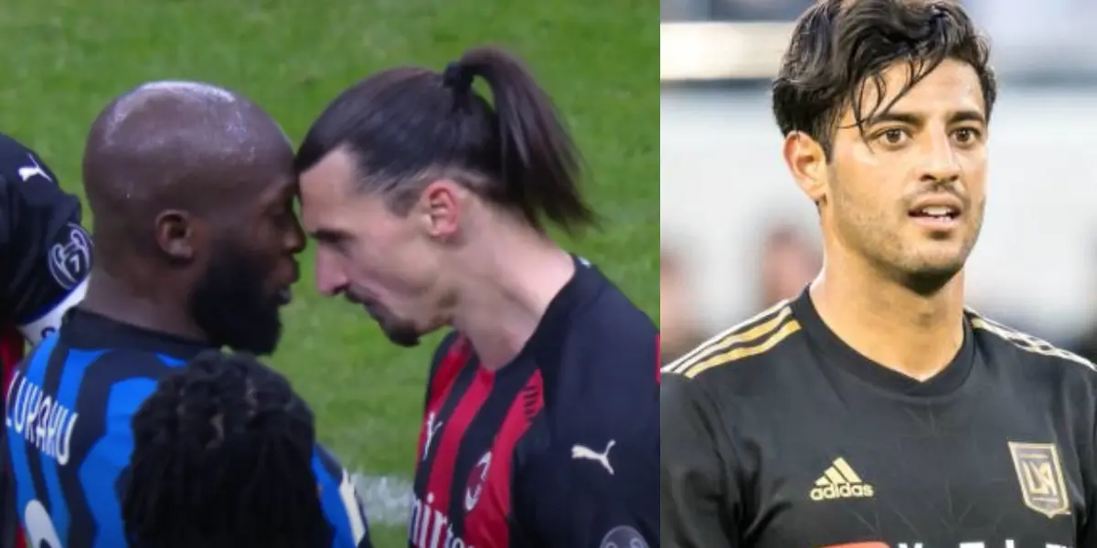 En el clásico de Milano, Zlatan Ibrahimovic retó a Romeo Lukaku y este sí reaccionó ante el sueco, pero mira lo que hizo Carlos Vela cuando Zlatan lo retó.