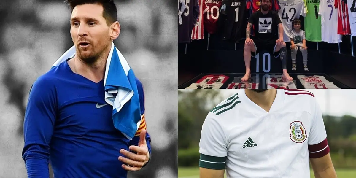 En el museo personal de Lionel Messi se ubica la camiseta de un jugador mexicano, que consideró como su amigo y consejero.
