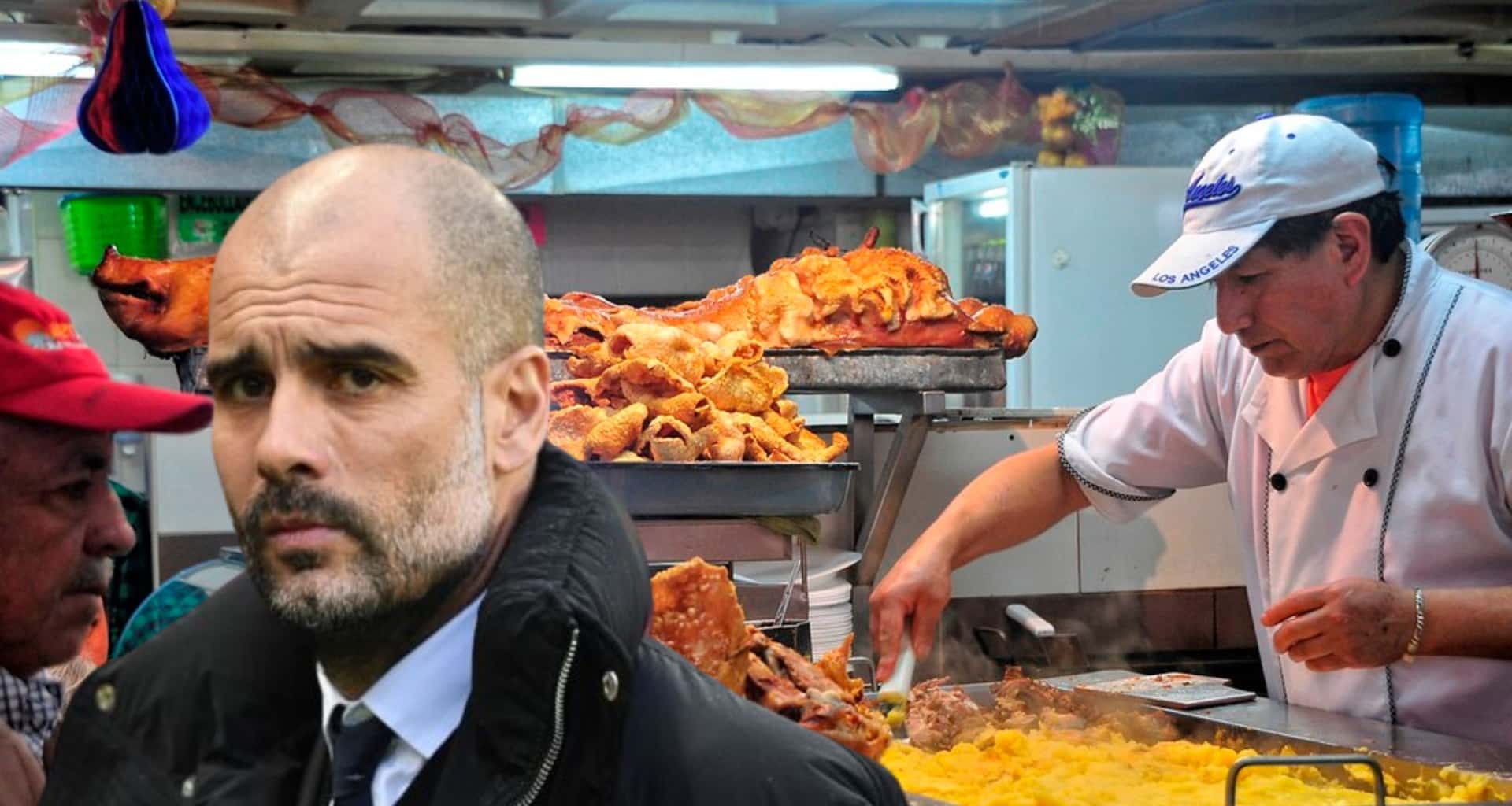 En su momento estuvo con Pep Guardiola, llegó como uno de los fichajes mediáticos, ahora vende comida en un mercado.