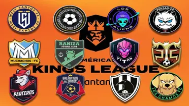 Equipos de la Kings League/ Foto Marca