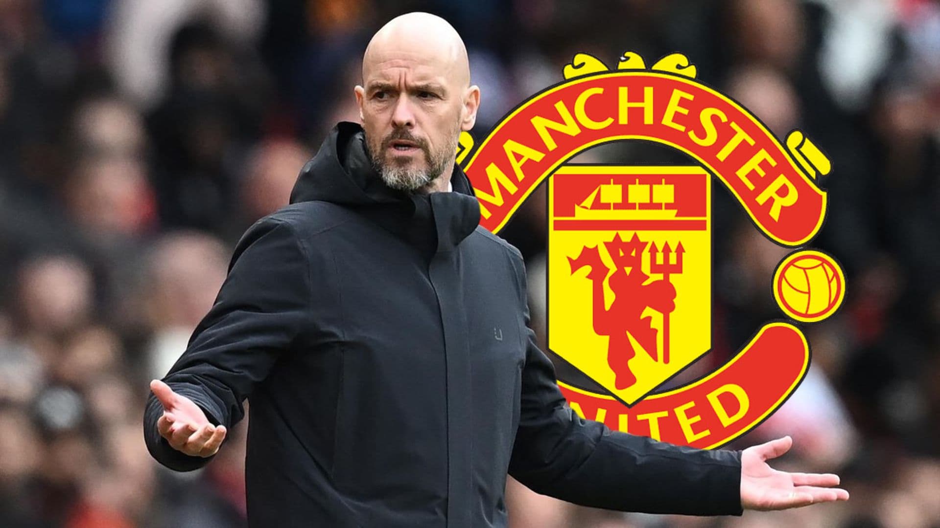 Erik Ten Hag vive uno de sus peores momentos con el Manchester United (Foto: especial)