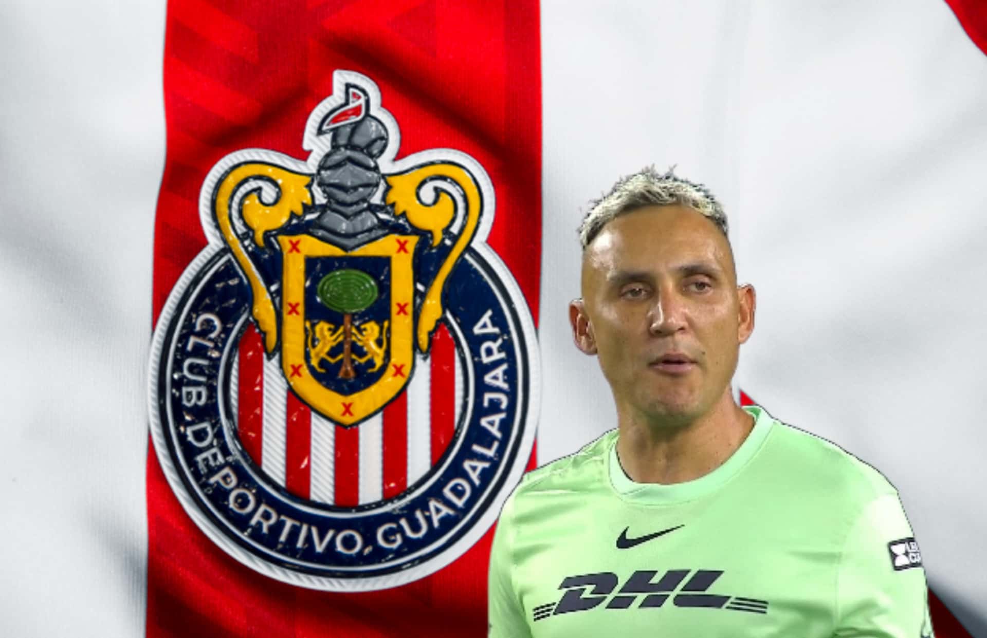 Escudo de Chivas y Keylor Navas/Foto Sopitas.com