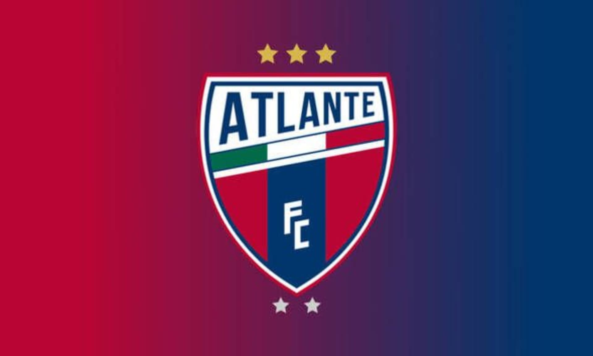 Escudo del combinado del Atlante y sus colores en degradé / Atlante