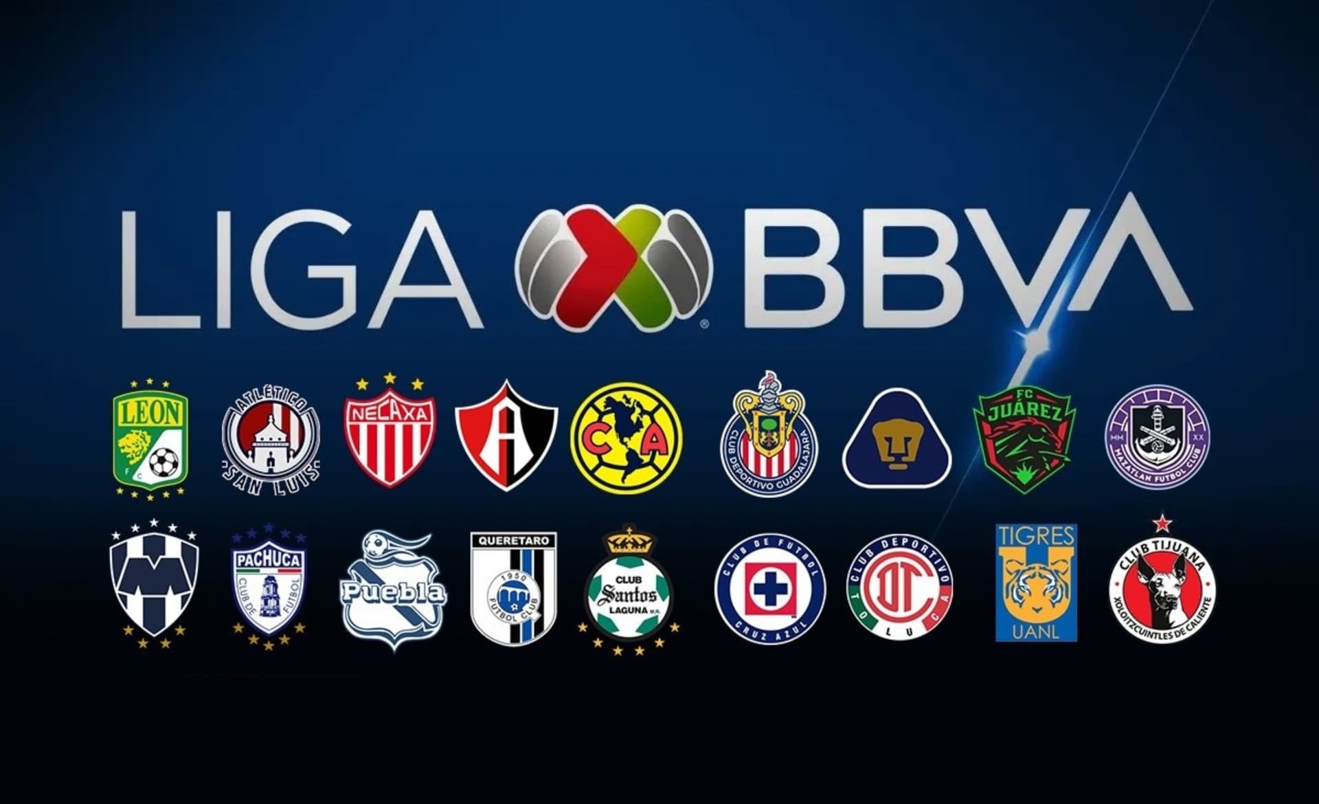 Escudos de los equipos de la Liga MX (Fuente: Liga MX)