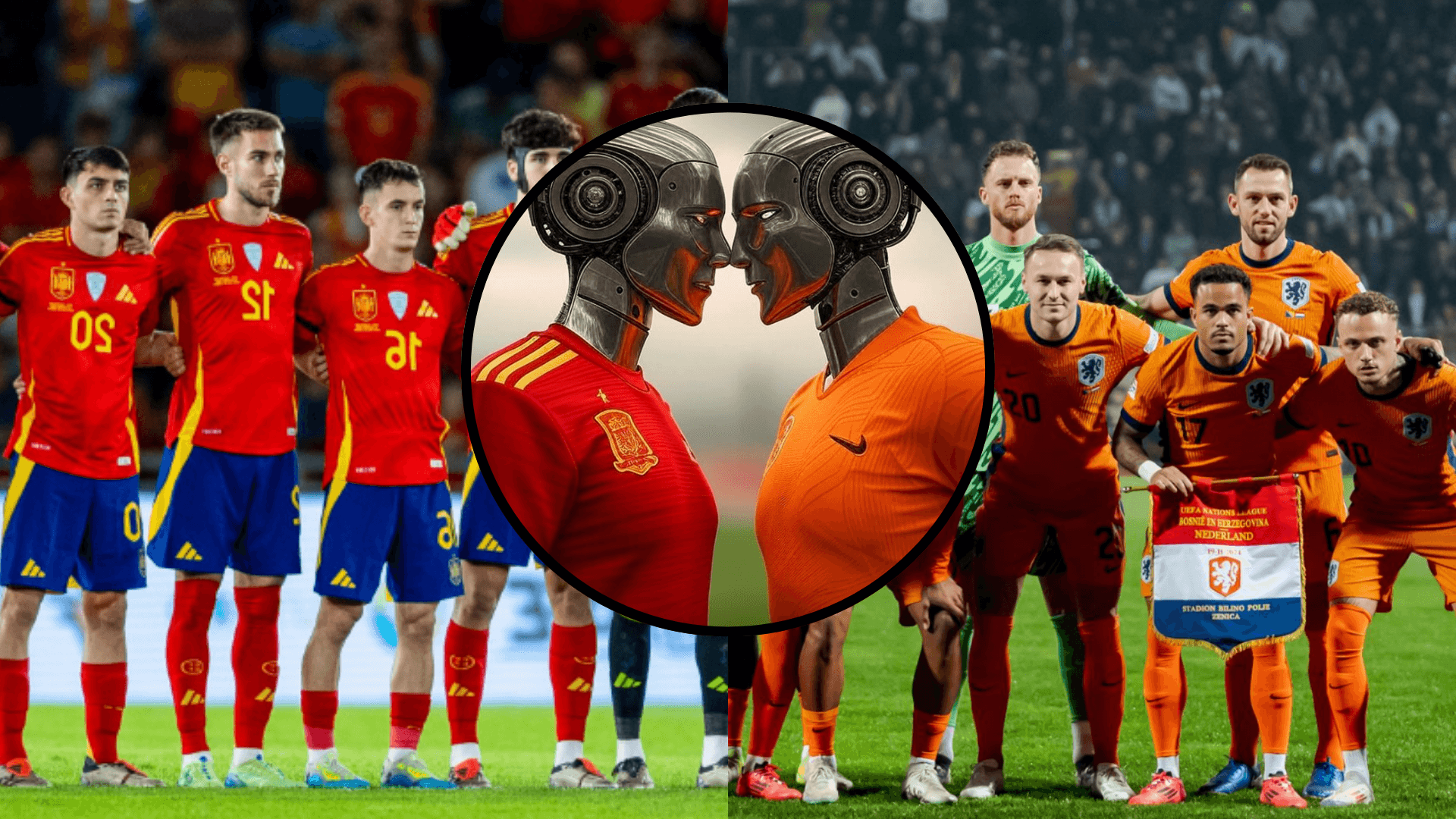 España vs Países Bajos | Fotos: @SEFutbol y @onsorange