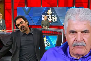 Esta fue la reacción de Hugo Sánchez cuando Ricardo Ferretti lo interrumpió en un debate en Fútbol Picante. 