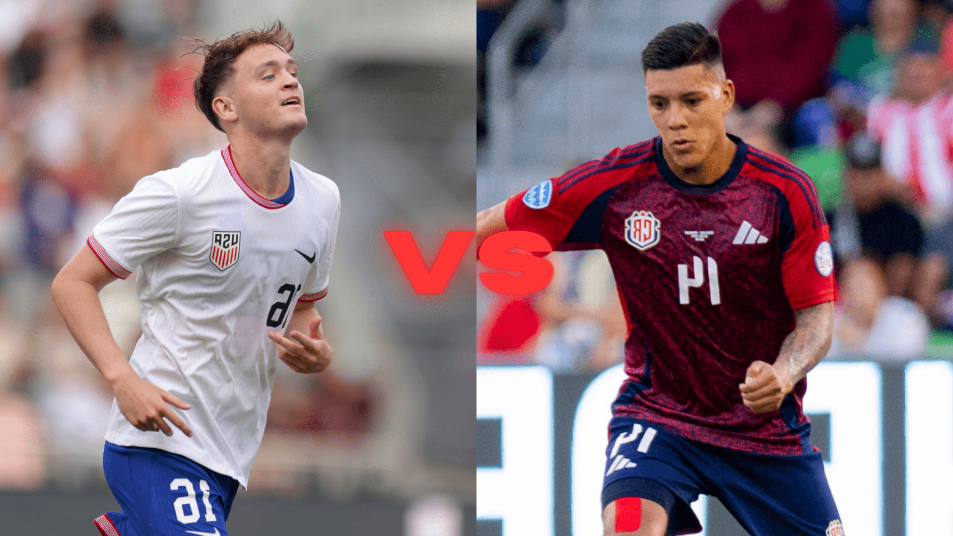 Estados Unidos vs Costa Rica | Fotos: @USMNT y @fedefutbolcrc