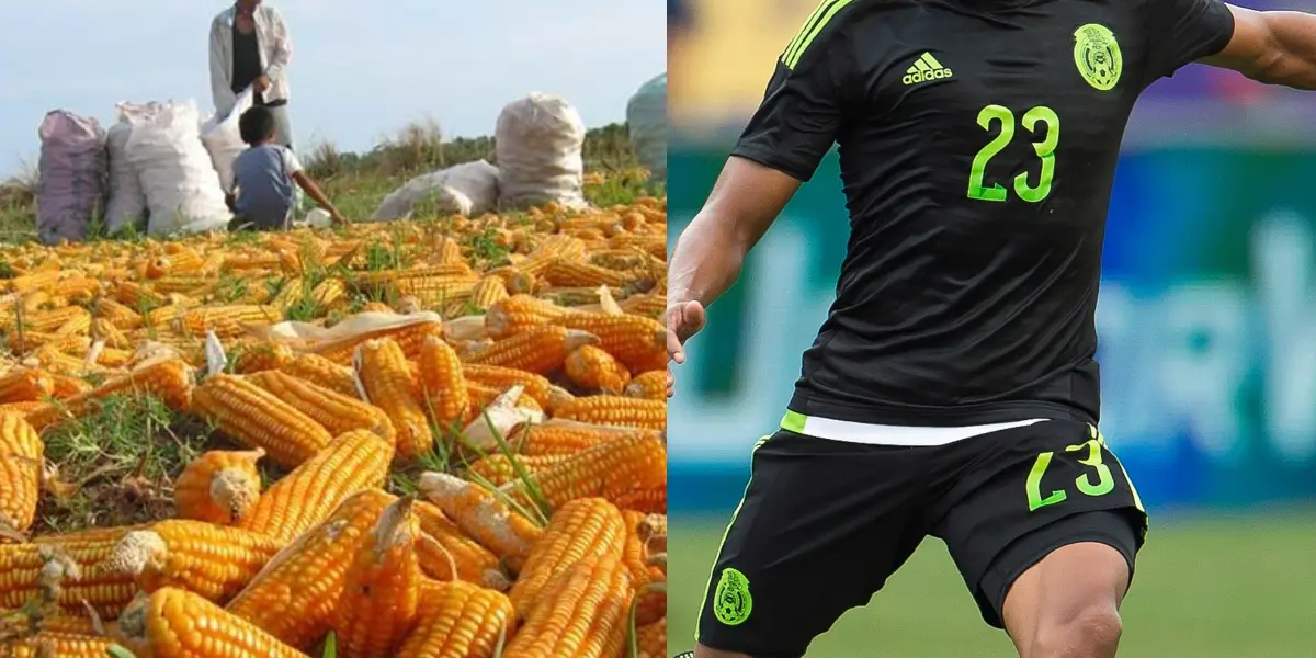 Este futbolista mexicano que tuvo que cosechar maíz en su infancia pudo llegar a ser profesional y tuvo el honor de jugar en el Tri.