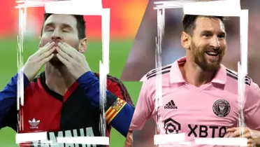El emotivo póster de "dos Messi" para el partido entre Inter de Miami y Newell's