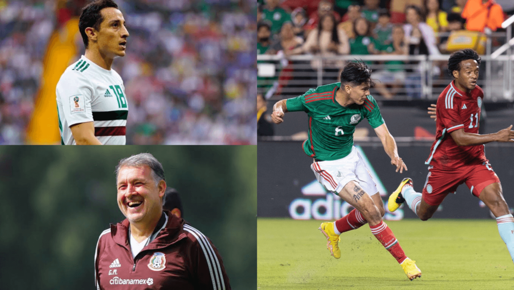 Este jugador esta dando un partidazo ante Colombia y ya se está ganando su titularidad en la Selección Mexicana