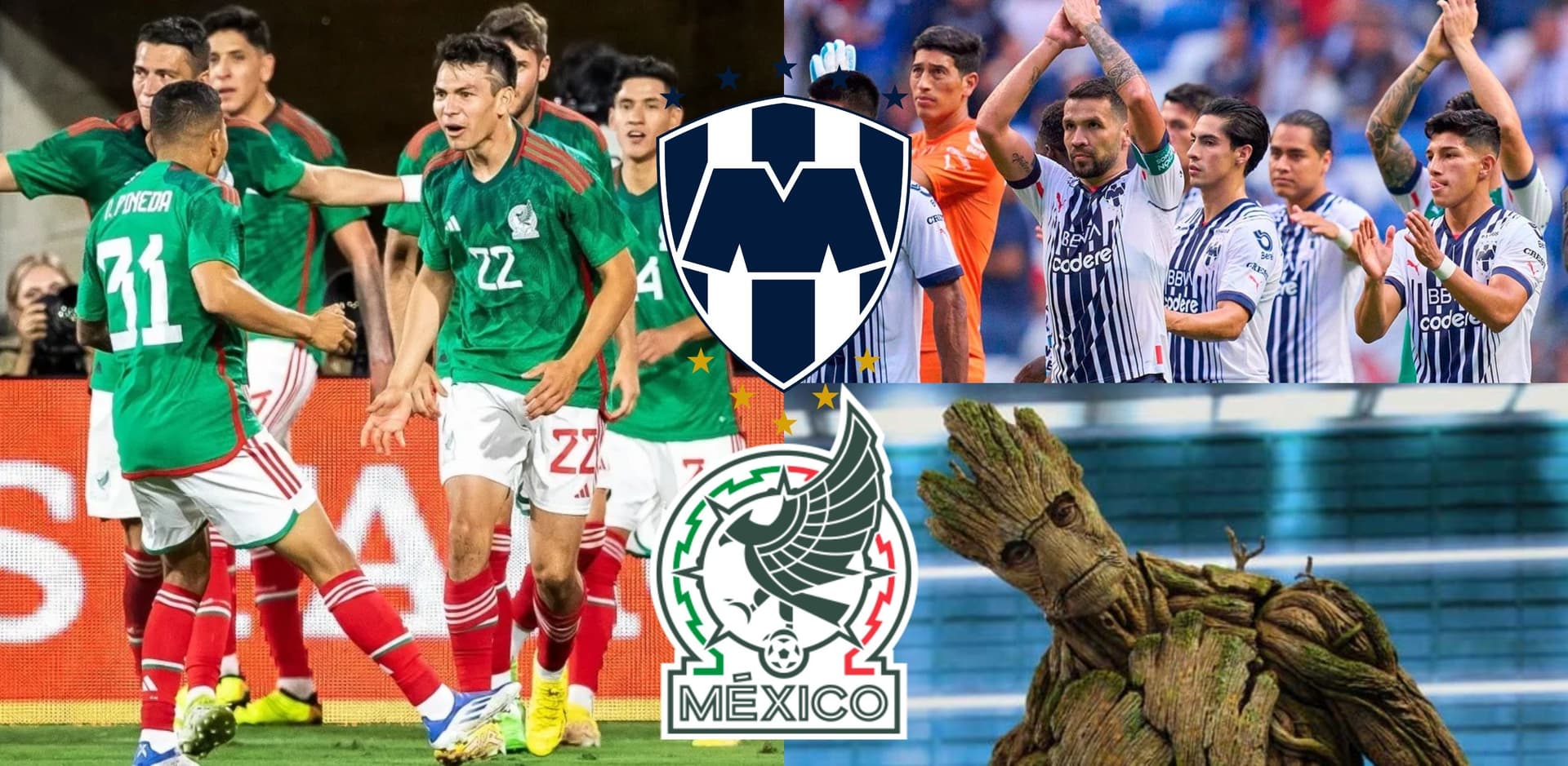 Este jugador tenía mucho nivel con Rayados pero por el Tri sería un tronco