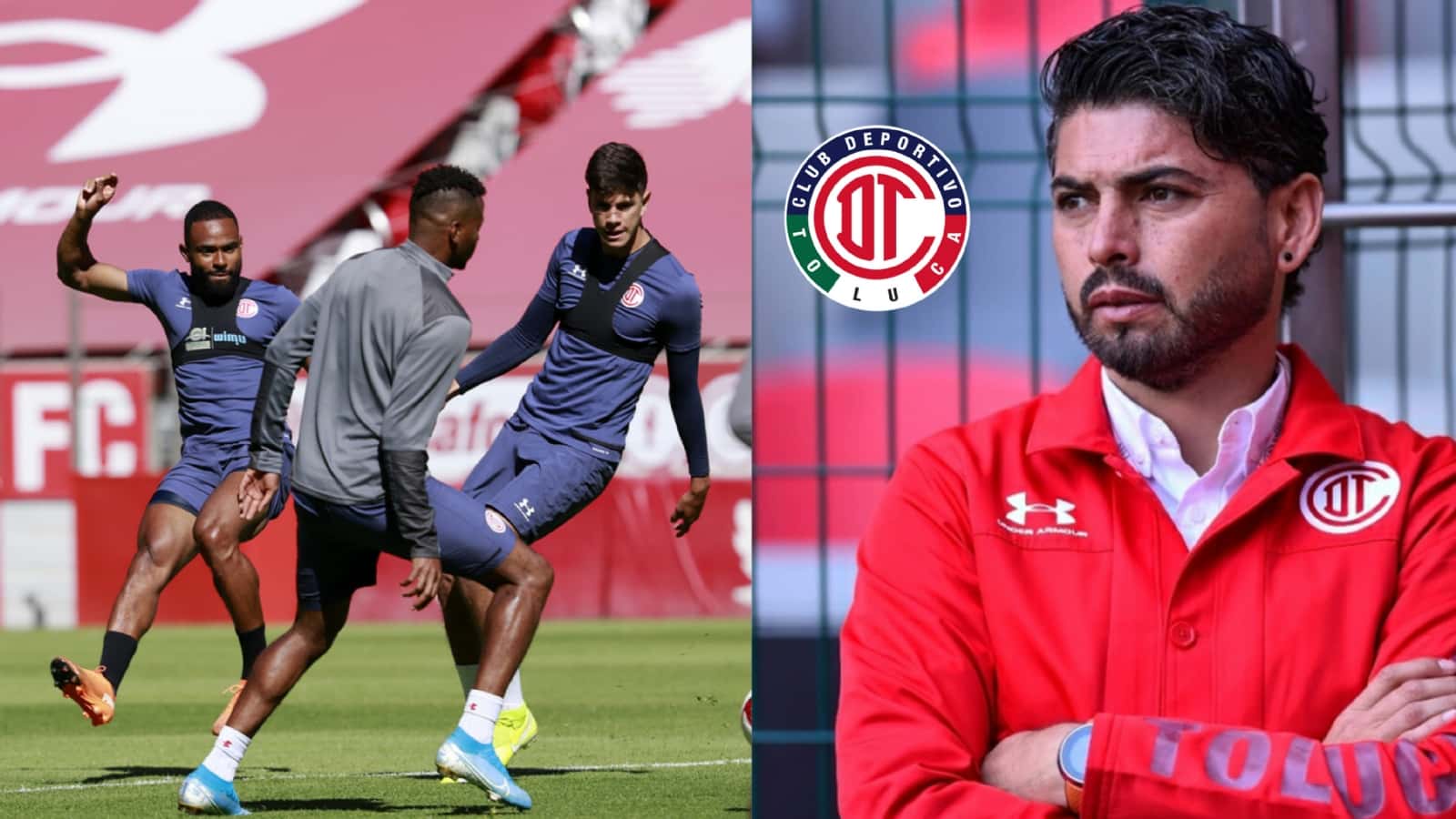 Esto hace el DT de los Diablos Rojos y aún así consideran ya mandarlo del club.