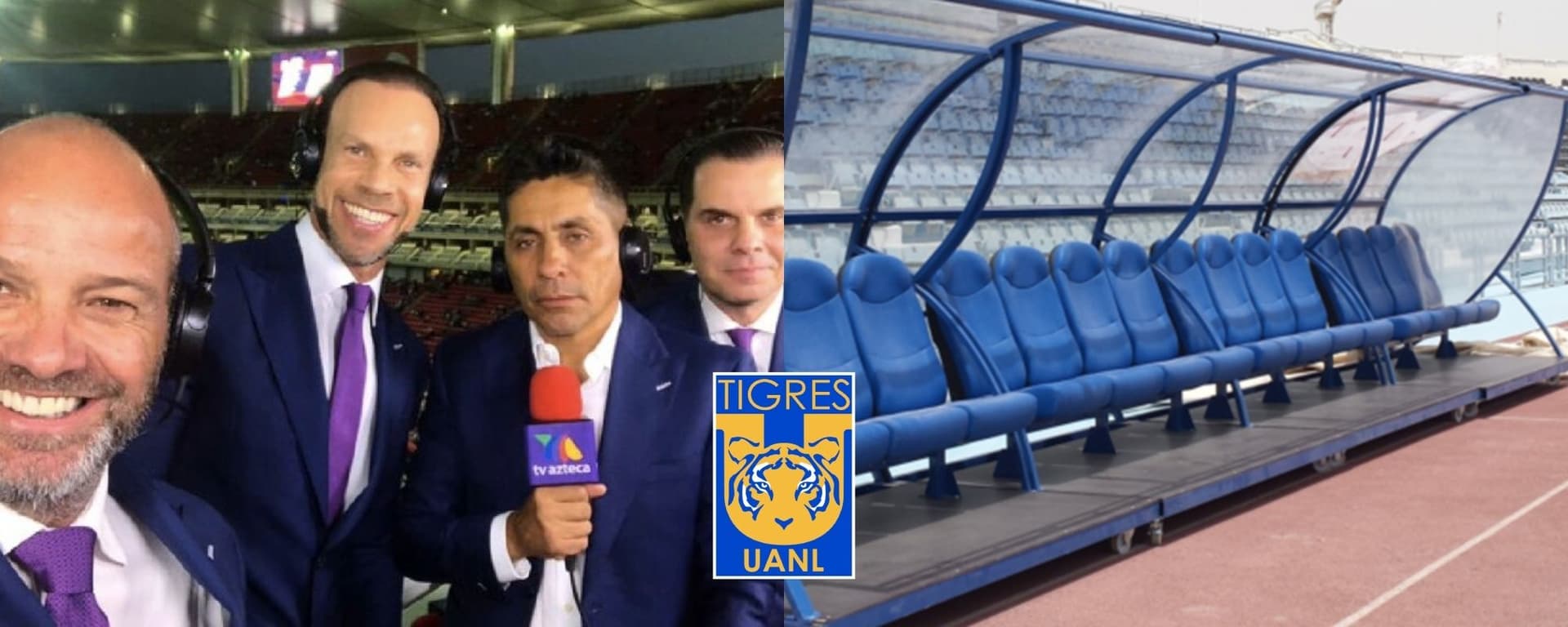 Estuvo siempre en la banca de Tigres y ahora pone pausa en su carrera como futbolista para trabajar en TV Azteca.