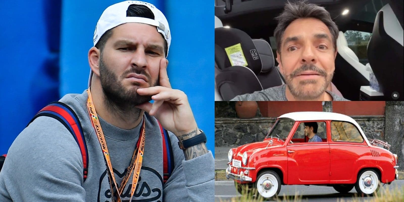 Eugenio Derbez viaja en un coche de 200 mil pesos, lo que costaría el coche de André-Pierre Gignac