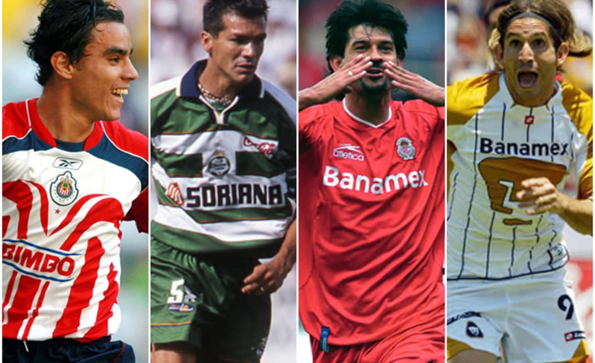 Ex jugadores que fueron campeones de goleo en México (Fuente: Mexsports)