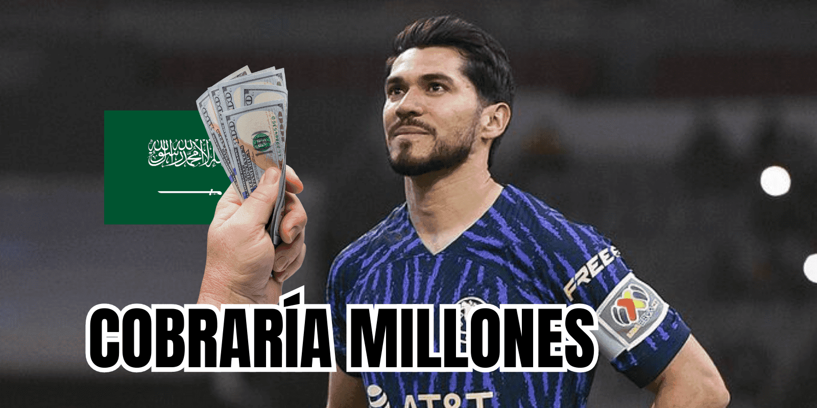 Existe una diferencia notable entre el sueldo que percibe Henry Martín en el América y el que le ofrecen para jugar en Arabia Saudita.