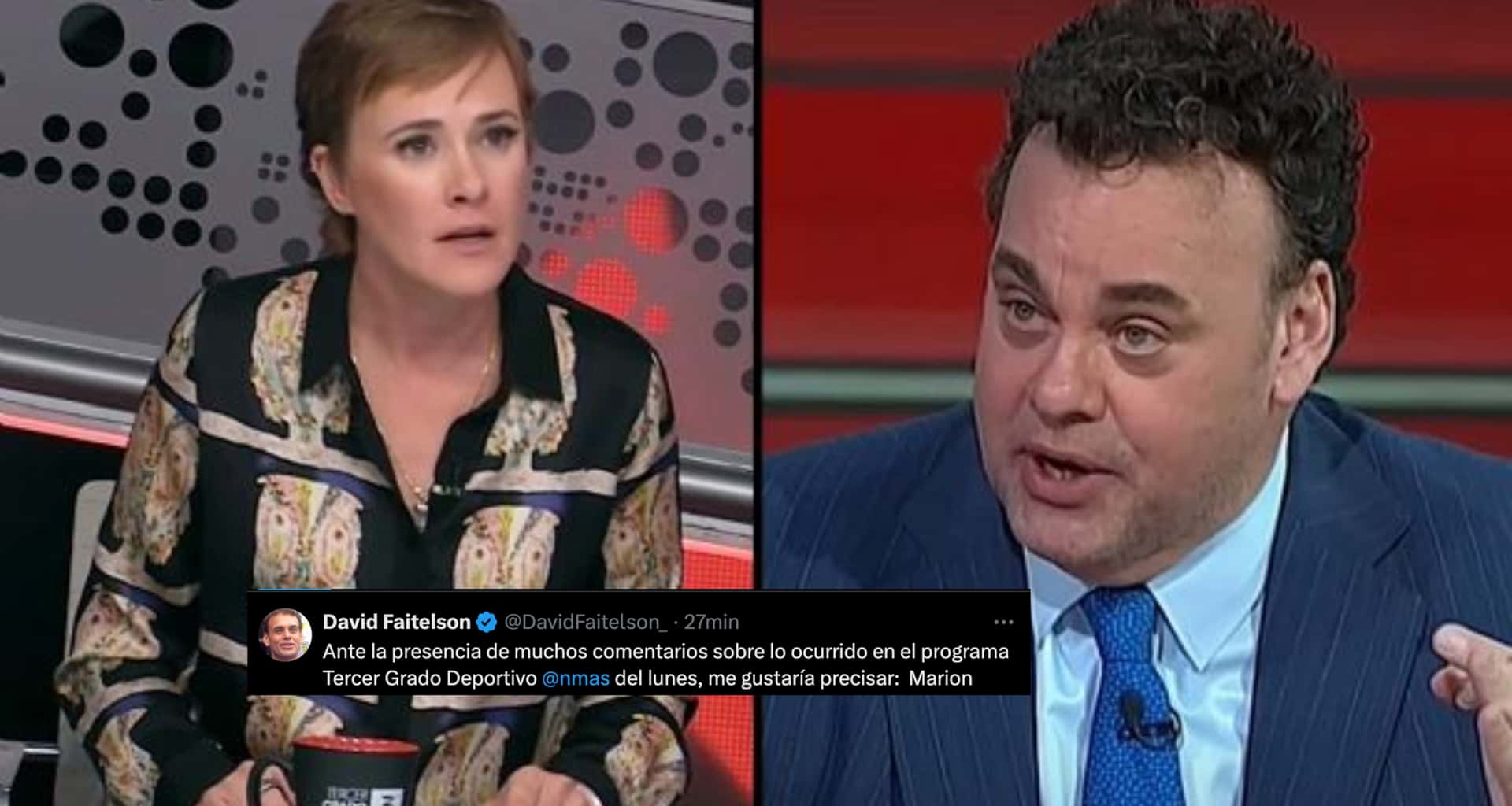 Faitelson y un tuit polémico tras lo que pasó con Marion Reimers