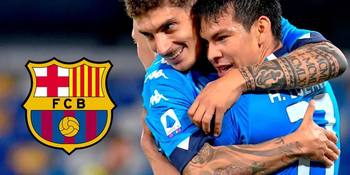 FC Barcelona sondea a jugadores del Napoli, los nombres de Hirving Lozano y Fabián Ruiz estarían en las negociaciones.