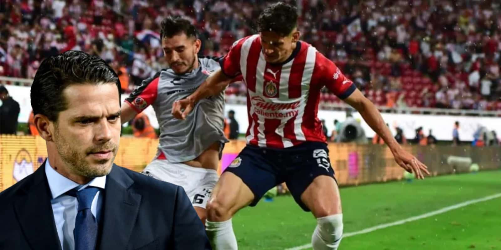 Fernando Gago junto al Atlas vs Chivas / FOTO Goal.com