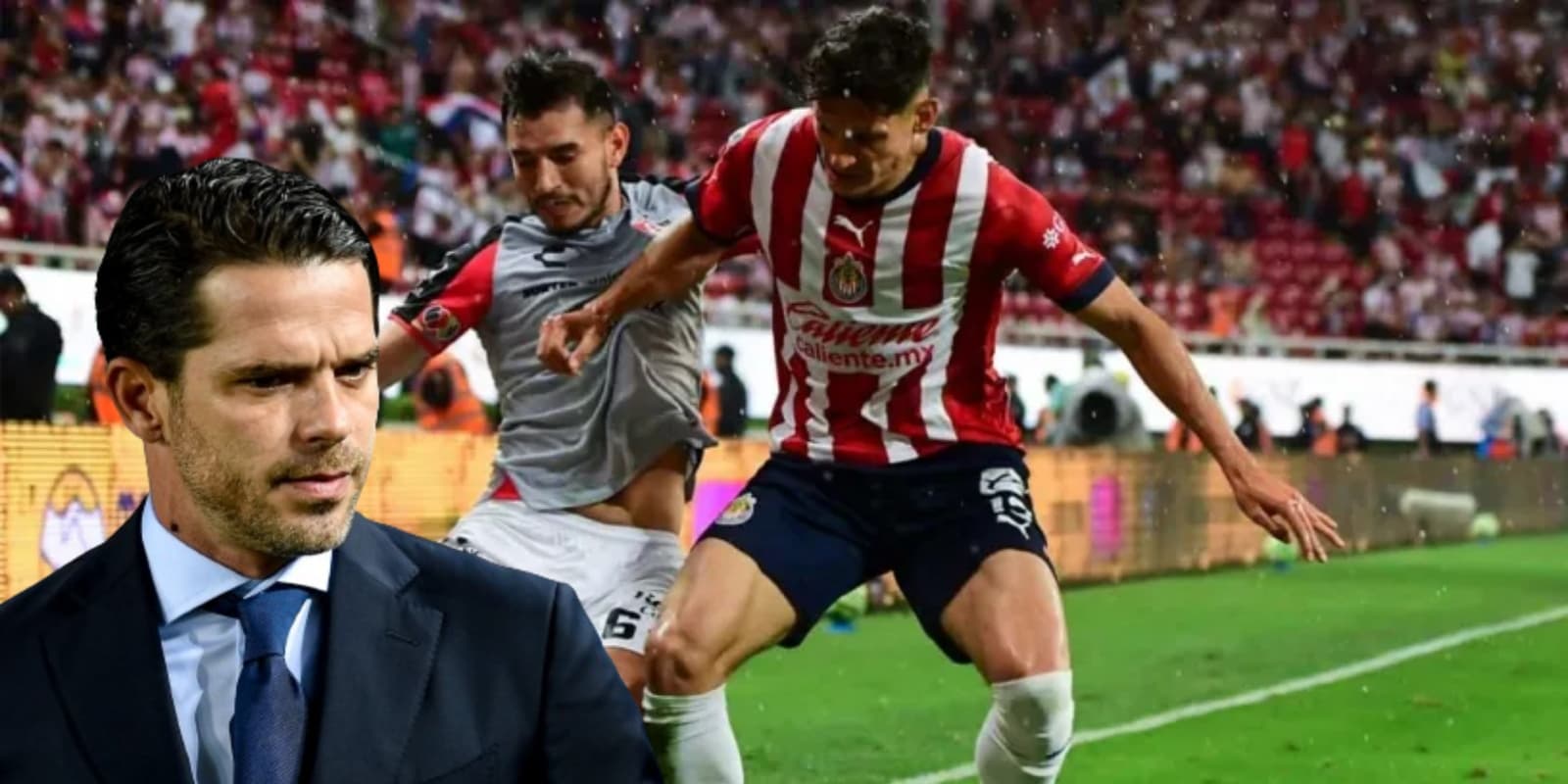 Fernando Gago junto al Atlas vs Chivas / FOTO Goal.com