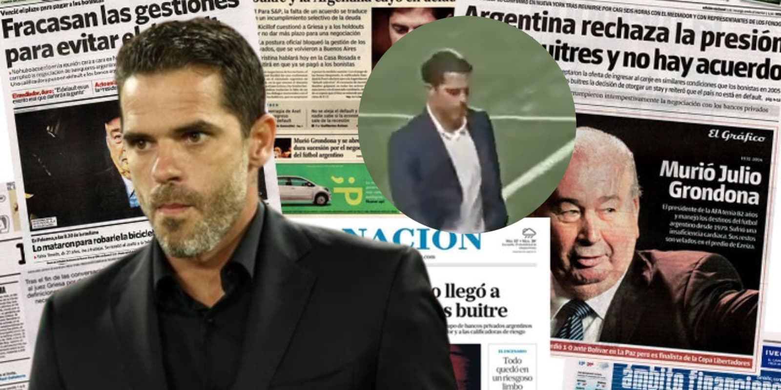 Fernando Gago y su agresión en el Estadio Caliente / FOTO X